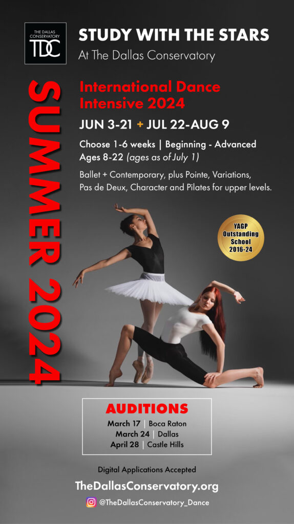 Summer Dance Intensive Auditions The Dallas Conservatory